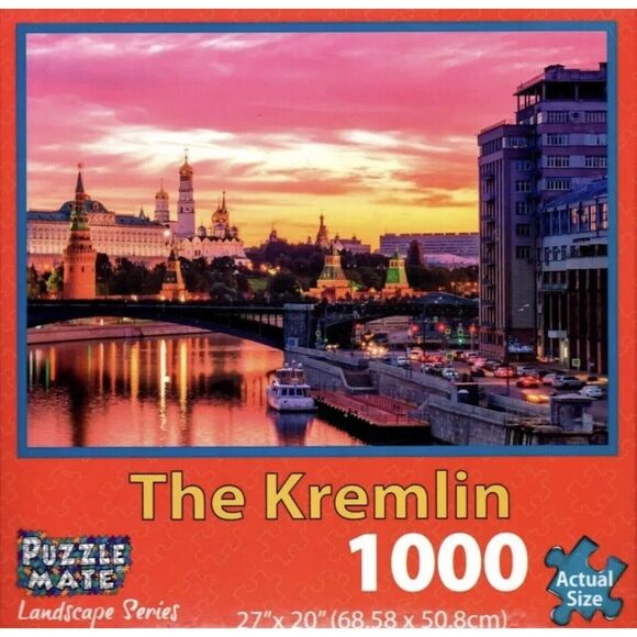 The Kremlin 1000 Piece Jigsaw Puzzle Mate Landscape Series NEW - Picture 1 of 9
